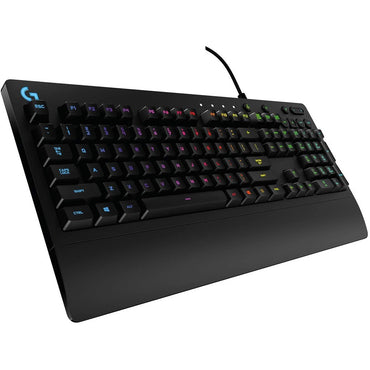 Logitech G213 Prodigy Gaming Keyboard with Spill-Resistant Design, LIGHTSYNC RGB, Onboard Media controls for Windows 7, 8, 8.1, and Windows 10