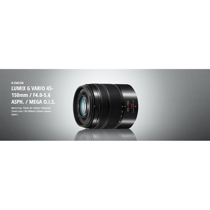 Panasonic Lumix G Vario 45-150mm f/4-5.6 Aspherical MEGA O.I.S. Lens