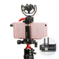 Ulanzi ST-03 Metal Smartphone Tripod Mount with Cold Shoe Arca Quick Release Compatible for iPhone