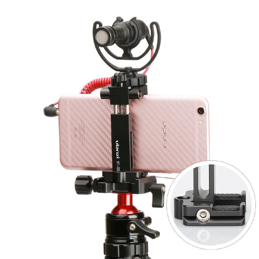 [CLEARANCE] Ulanzi ST-03 Metal Smartphone Tripod Mount with Cold Shoe Arca Quick Release Compatible for iPhone