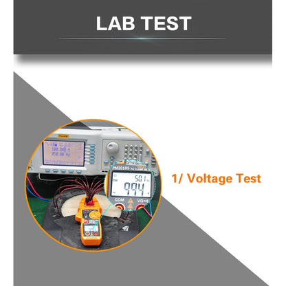 PeakMeter PM2018S Portable Smart AC Digital Clamp Meter Multimeter AC Current Voltage Resistance Continuity Tester