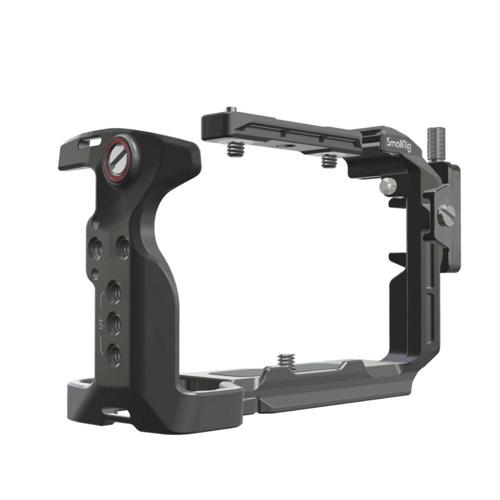 SmallRig Full Camera Cage for Sony FX30 / FX3 with XLR Extension Handle, Detachable NATO Rail, HDMI Cable Clamp, Arca-Type Quick Release Base Plate, Cold Shoe Mount, ARRI, 1/4"-20 and 3/8"-16 Holes for Attachments and Accessories