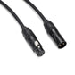 Samson TOURtek PRO 15 Meters 3 Pin XLR Male to Female Microphone Audio Cable with PVC Jacket, Gold Plated Neutrik Connectors and Copper Mesh Shielding | ESATPM50