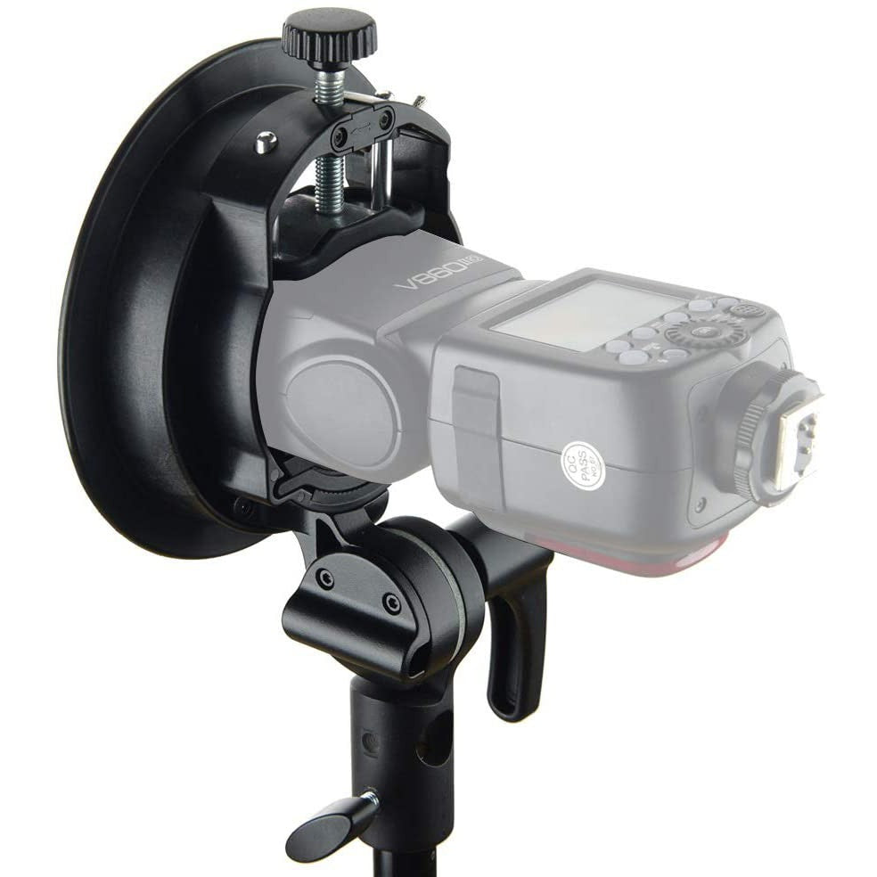 Godox S2 S-Type Flash Bracket Bowens S Mount Holder Universal Type for Speedlite Flash Snoot Softbox Beauty Dish Honeycomb Umbrella