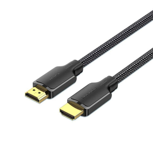 Vention HDMI Male to Male 4K 60Hz HDR Cotton Braided Video Cable with 18Gbps Total Bandwidth for Computer, Laptop, Gaming Console, TV, Projector - 0.5M / 1M / 1.5M / 2M / 3M