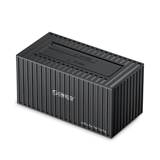 ORICO 2.5 inch / 3.5 inch SATA to USB 3.2 Gen2 Type C (Single/Dual Bay) HDD Docking Station Container Style with Offline Clone, 10Gbps Fast Data Transfer Rate, 2-in-1 USB-C to C/A Cable, 40TB Max. Supported Capacity | 9618C3 9628C3-C
