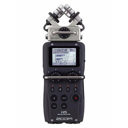 Zoom H5 4-Channel Handy Recorder with Interchangeable Microphone System for Audio, video, Music and Podcasting