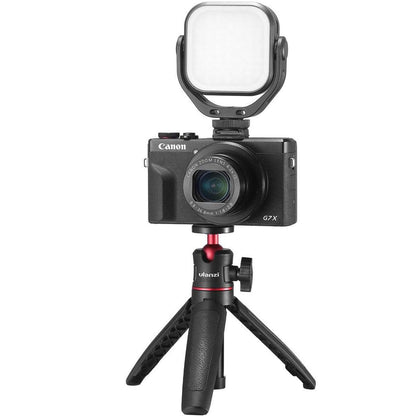 VIJIM by Ulanzi VL66 360 Rotatable LED Video Light with Cold Shoe 2000mAh Built-in Battery 3200K-6500K