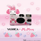 YASHICA x SANRIO Series 35mm ISO 400 F/11 Single Use Film Camera with 27 EXP Exposures for Color Prints and Photography