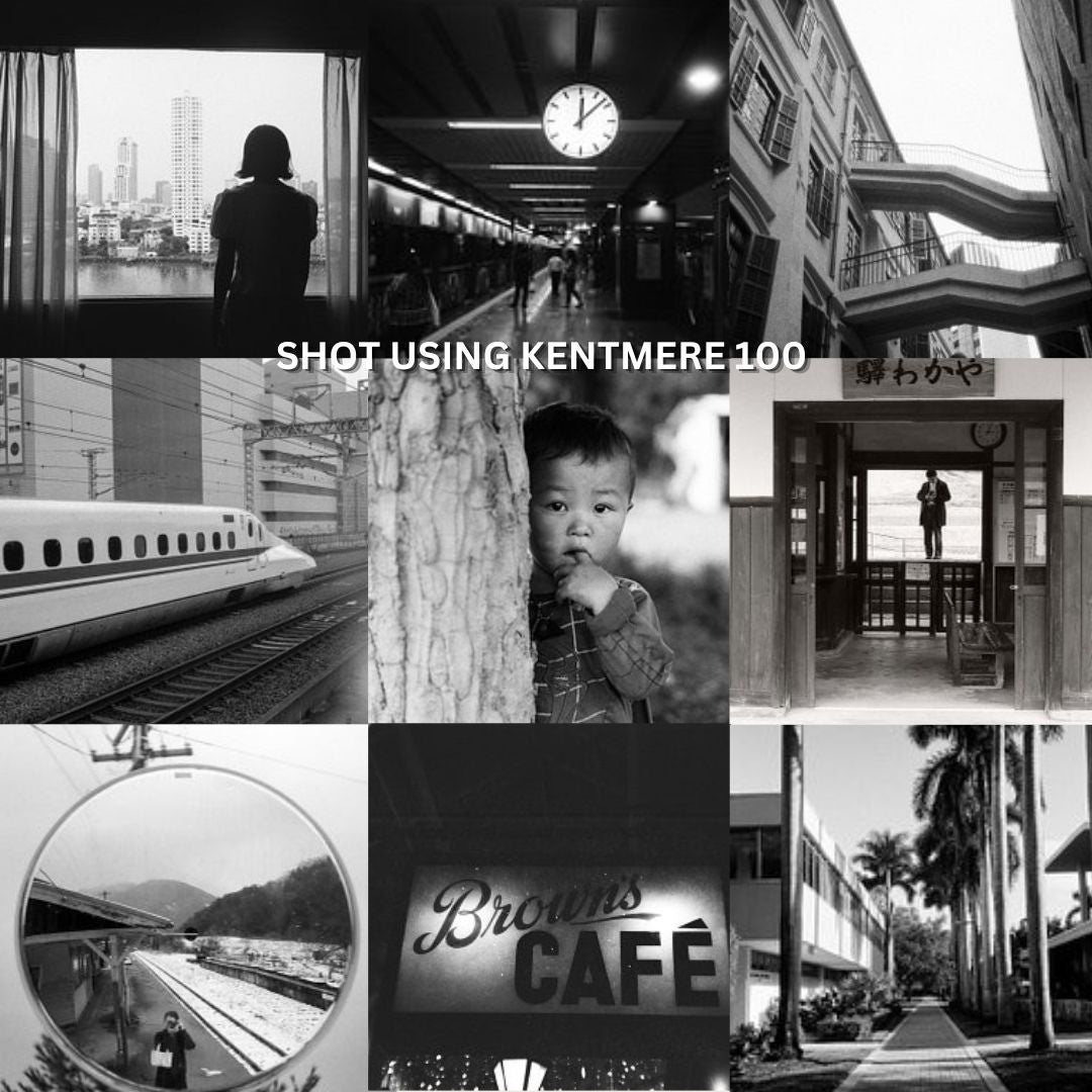 ILFORD Kentmere PAN 100 35mm ISO 100 Medium Speed Black & White Fine Grain Negative Film with 36 Exposures for Film Camera Photography