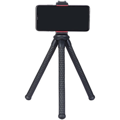 Ulanzi MT-11 Flexible Octopus Mobile Phone Camera DSLR Mirrorless Tripod 2 in 1 with Foldable Clip Magic Arm, 1/4"-20 Extension Port for Youtube Tiktok Vlog Vlogging Livestream Streaming Video