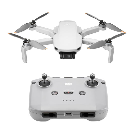 DJI Mini 4K Fly More Combo/Standard Palm-Sized Drone with RC-N1C Remote | 12MP 1/2.3" CMOS 24mm Wide Camera, 4x Digital Zoom, 4K/30fps Video, 31-Min Flight Time, 10km Video Transmission, Stable Hovering with Level 5 Wind Resistance