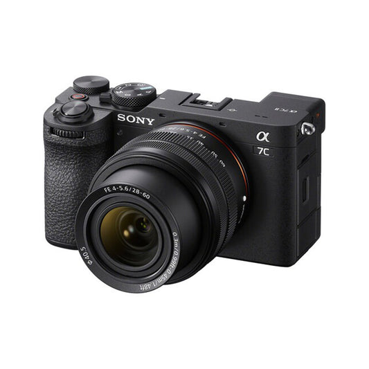Sony A7C II / ILCE-7CM2 Body with FE 28-60mm f/4-5.6 Lens Mirrorless Camera with 33MP Full Frame Exmor R CMOS Sensor, BIONZ XR Processor, UHD 4K 60p Video, 10fps Shooting, 7-Stops In-Body Image Stabilizer, and Articulating LCD Touchscreen