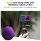 K&F Concept Nano-X Series 2 in 1 Hybrid ND8 / 16 / 32 / 64 / 256 / 1000 + CPL Neutral Density Circular Polarizing Lens Filter Kit Set for DJI Osmo Action 4 5 PRO Action Sports Camera w/ 3-10 Stops, Anti Glare, Multi Layer Coated AGC Glass