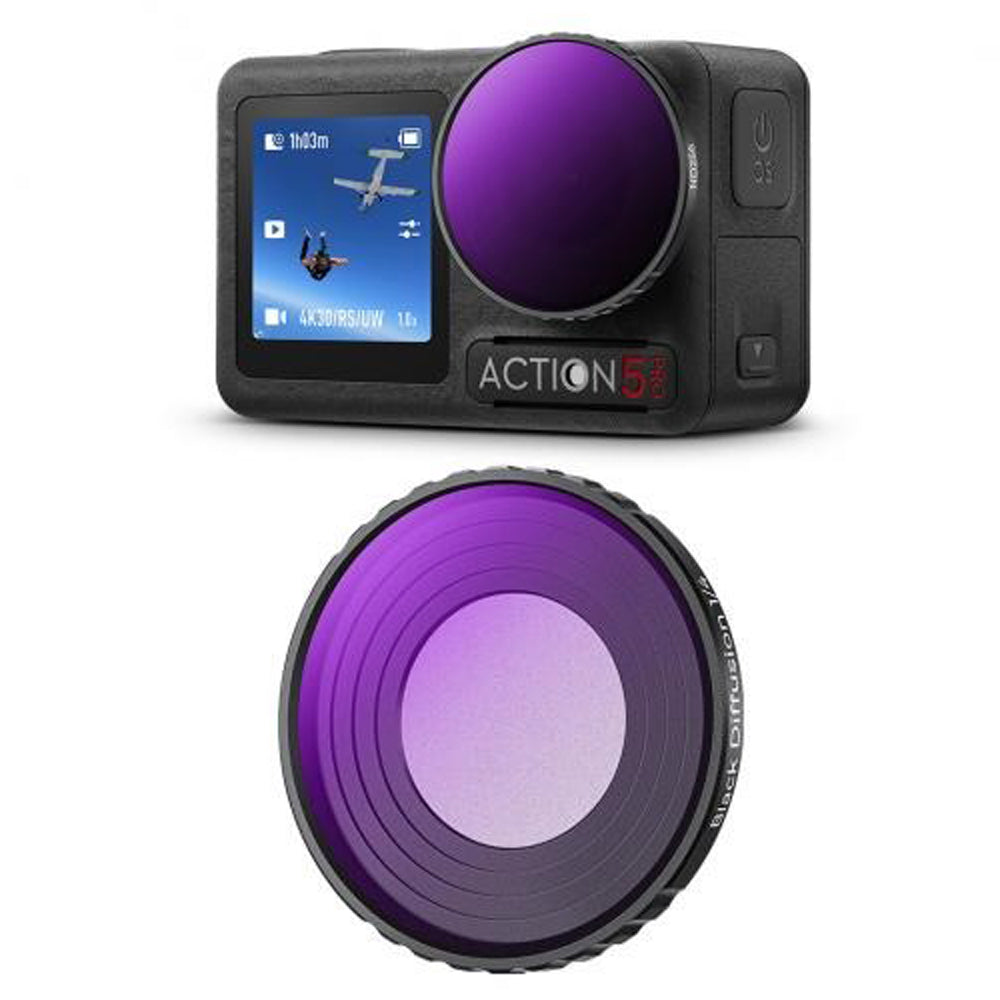 K&F Concept Nano-X Series 2 in 1 Hybrid ND8 / 16 / 32 / 64 / 256 / 1000 + CPL Neutral Density Circular Polarizing Lens Filter Kit Set for DJI Osmo Action 4 5 PRO Action Sports Camera w/ 3-10 Stops, Anti Glare, Multi Layer Coated AGC Glass