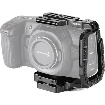 SmallRig QR Half Cage for Blackmagic Design Pocket Cinema Camera 4K & 6K- Model CVB2255B CVB 2255B  | JG Superstore