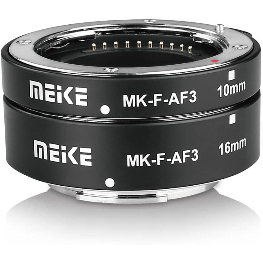 Meike MK-F-AF3A Metal Auto Focus Macro Extension Tube 10mm 16mm for FUJIFILM Fuji Camera