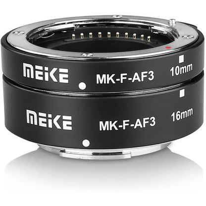 Meike MK-F-AF3A Metal Auto Focus Macro Extension Tube 10mm 16mm for FUJIFILM Fuji Camera