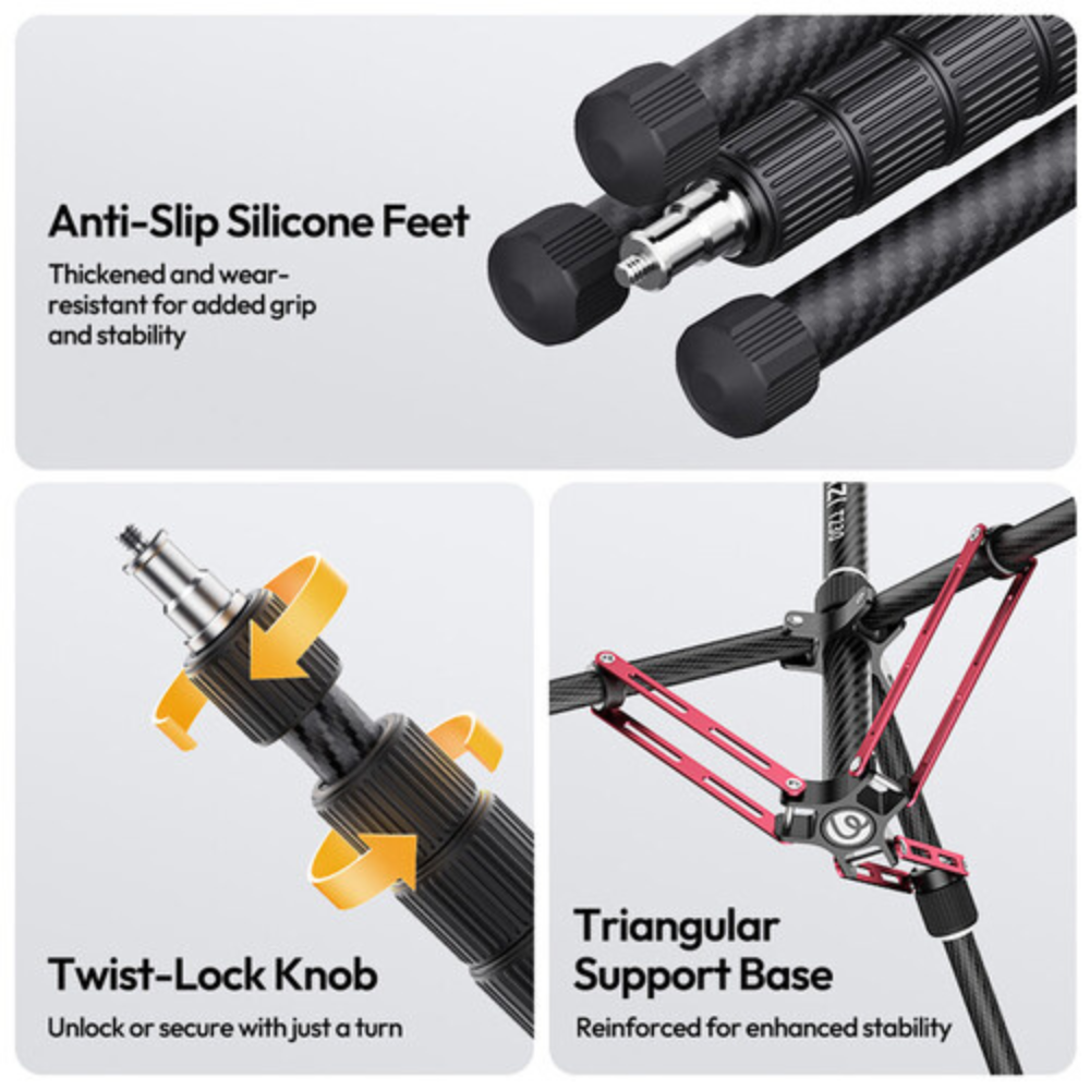 Ulanzi T230 Reversible Leg Folding Light Stand