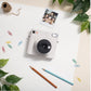 FUJIFILM Instax SQUARE SQ1 Instant Camera with Selfie Mode, Automatic Exposure, and Self Portrait Mirror for Instax Film Photography - Available in Chalk White, Glacier Blue, Terracotta Orange Color