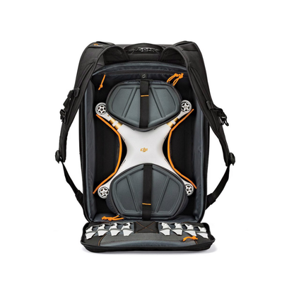 Lowepro DroneGuard BP / PRO 450 Backpack Bag for 3DR Solo, DJI Phantom Series, Quadcopter Drones, Action Camera, Batteries & Accessories Storage Carrying Bag with Up to 15" Tablet / Laptop Compartment