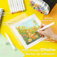 Ohuhu Honolulu Series Alcohol Based 48 Mid-Tone Colors plus Colorless Blender Dual Tipped Brush Markers for Coloring and Illustration for Kids and Adults (Brush and Chisel) Y30-80403-66