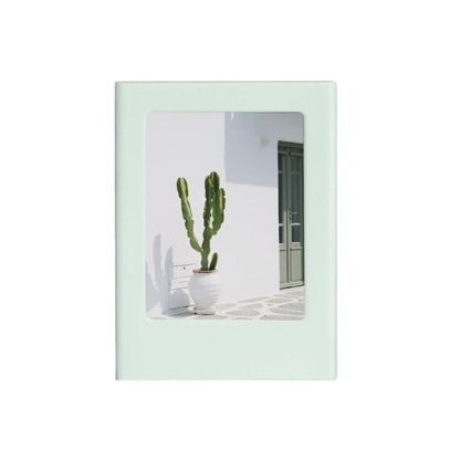 Pikxi Pastel Color Solo Instant Mini Film Photo Frame for FUJIFILM Instax mini Cameras with Magnetic Mounting - Available in Blossom Pink, Pastel Blue, Lilac Purple, Smokey White, and Ice Blue Color
