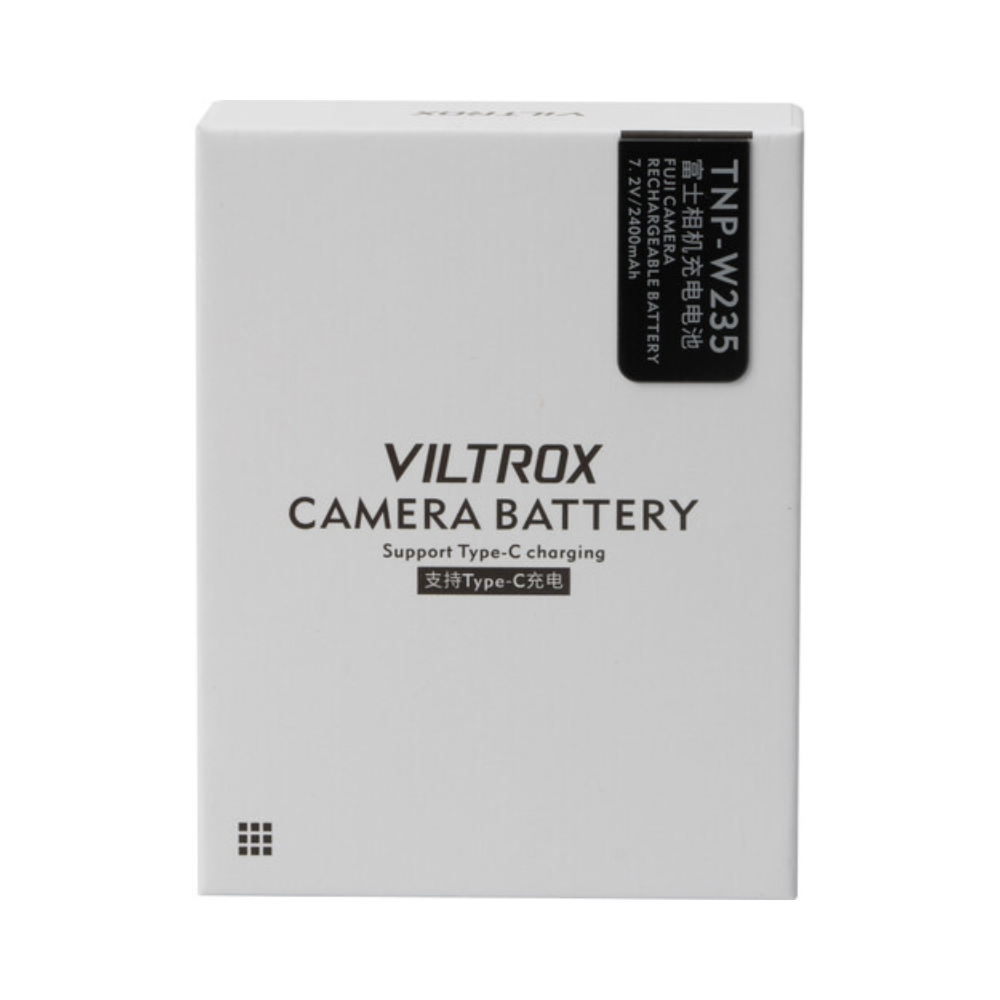 Viltrox NP-W235 TNP-W235 Li-ion Battery 2400mAh, Built-in Type-C Input, Battery Replacement for Fujifilm X Series Cameras, Compatible with Monitors, LED Lights, Video Lights and Ring Lights