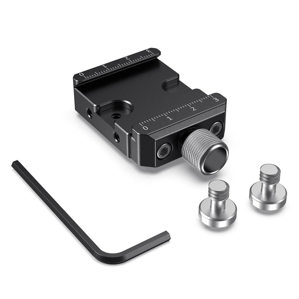 SmallRig Arca Type QR Quick Release Clamp with 2 1/4"-20 Screws, Degree Markings and M4 Threaded Holes for DJI Ronin RS/RSC and ZHIYUN Crane 2S/Weebill S Gimbal Stabilizers DBC2506