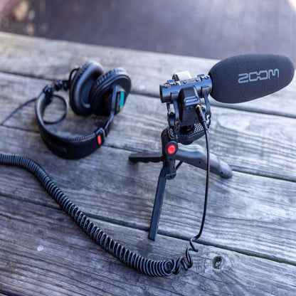 Zoom M3 MicTrak Shotgun Microphone and Audio Recorder with Stereo & Mono Mode, 32-bit Float Recording, 3.5mm AUX Camera & Headphone Output, Micro SD Card Slot, USB-C Port, Hot Shoe Mount for Vlogging, Video Content Creation, Film Making