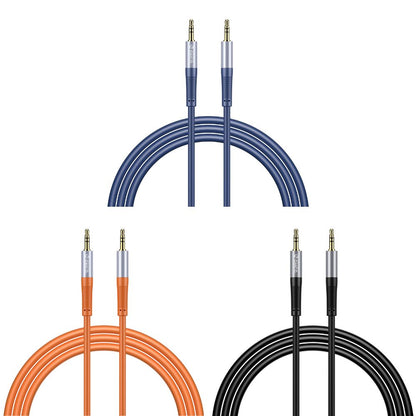 [CLEARANCE] ORICO Soft Silicone 3.5MM AXZ Series Audio Cable Male-to-Male with Gilded Connector and Tinned Copper for Smartphone Speakers and Other Audio Accessories - Blue