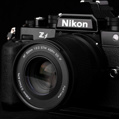 Viltrox Air Series 50mm F/2.0 Large Aperture Nikon Z Mount AF Autofocus STM Full Frame Format Standard Prime Lens with High Quality Optics, Smart Eye and Face Detection for Mirrorless Camera, Bokeh and Street Photography Videography