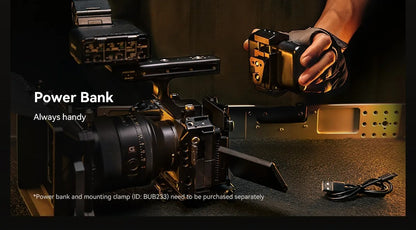 SmallRig Compact V-Mount Battery Mounting Plate System with Arca-Swiss QR Quick Release Plate, 90 Degree Rotating Plate and 15mm Rods with Chest Support for SmallRig VB50 / VB99, Sony Alpha, Canon EOS and Panasonic Lumix Series DSLR / Mirrorless Camera