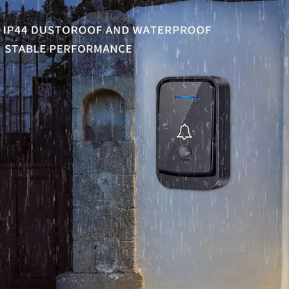DAYTECH DB27 Smart Wireless Doorbell Plug and Play AC 110V-220V Water-Resistant 260m Long Range Door Bell Buzzer with Adjustable Volume, 45 Chimes and Tune for Home Office Indoor and Outdoor Installation