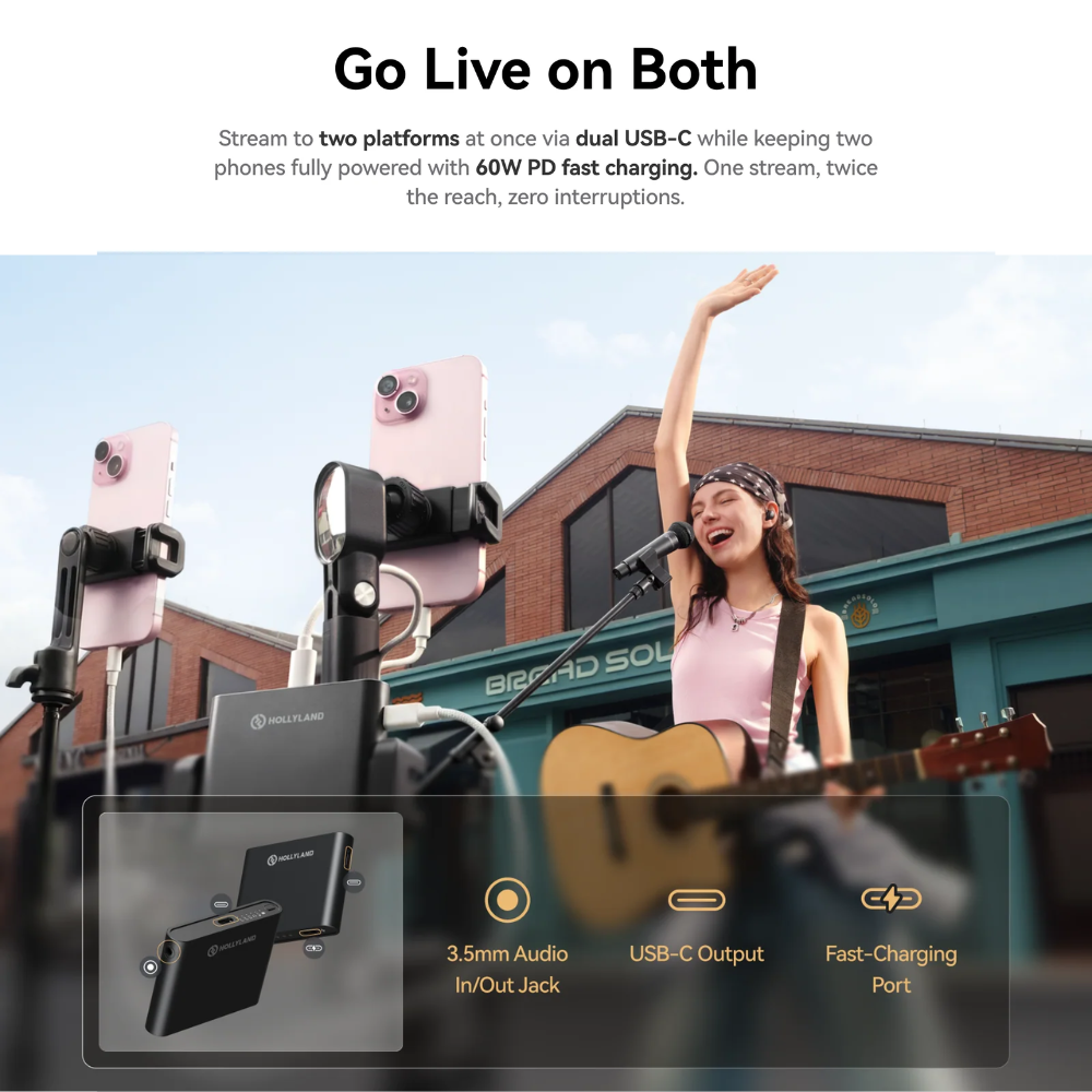 Hollyland MELO P1 Wireless Audio Studio System | Solo / Combo / Ultimate Combo