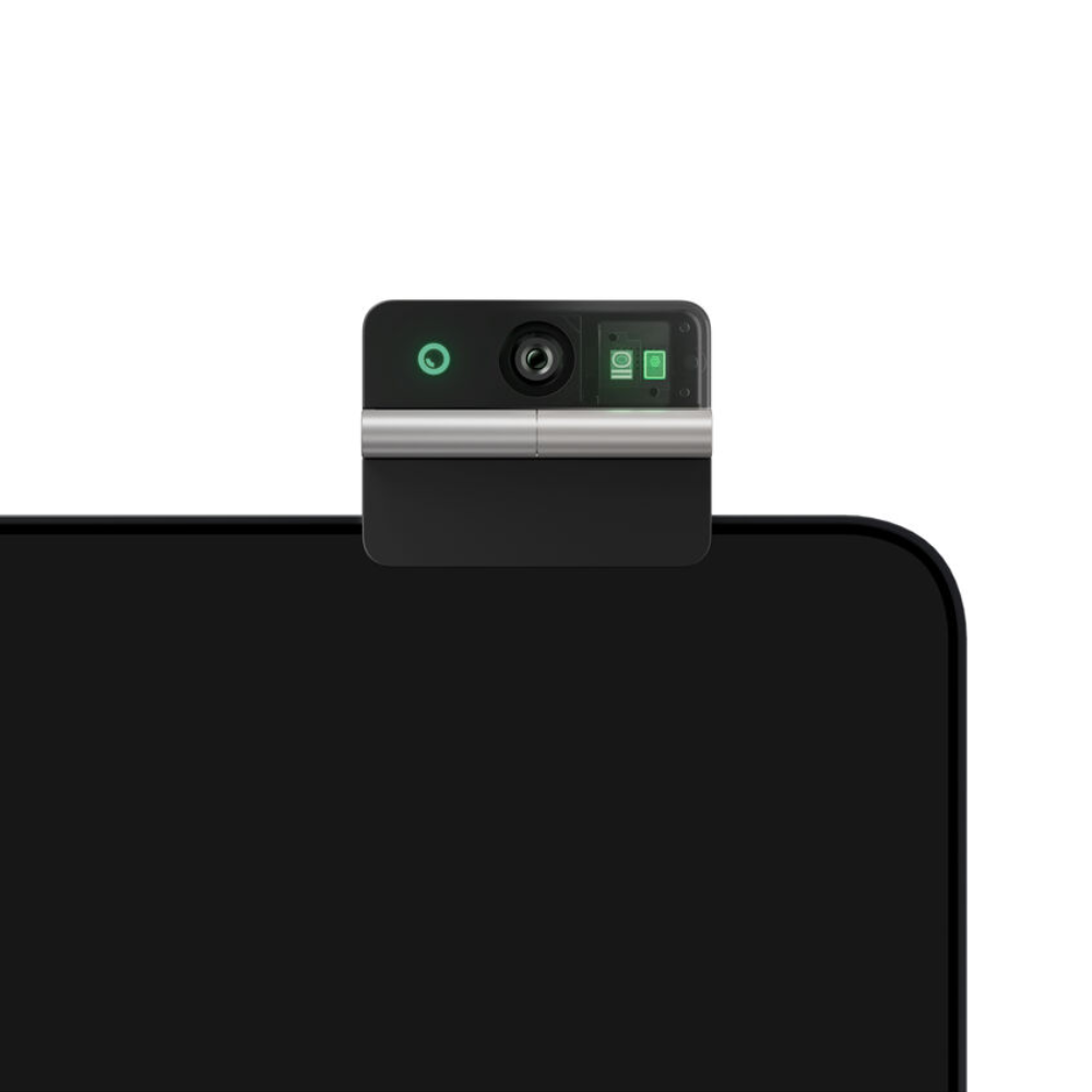 OBSBOT Meet Flip AI-Powered Foldable 4K Webcam w/ AI Framing, Eye Tracking, Dual Mics, Teleprompter