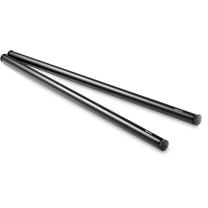 SmallRig 2pcs 16" Black Aluminum Alloy Rod (PAIR) with 1.5cm Diameter (M12-40cm) for Videography and Studio Equipment 1054