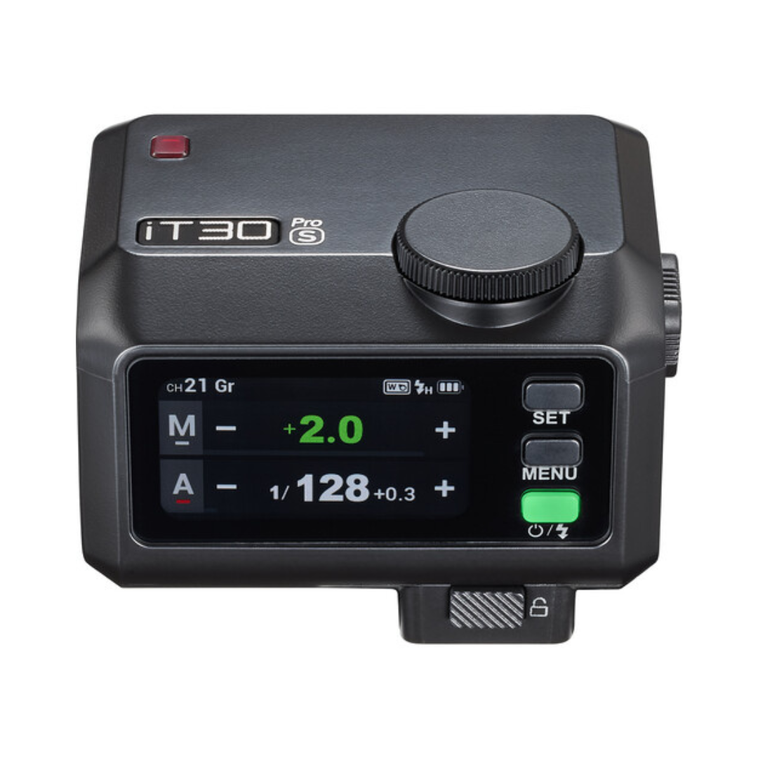 Godox iT30PRO Mini Pocket Flash for Sony  / Canon / Nikon / Olympus / Panasonic TTL Camera with 2.4GHz Wireless Control, 2.8" Touchscreen Controls, USB Type-C Interface, 900mAh Battery Max 560 Full Power for Studio Photography