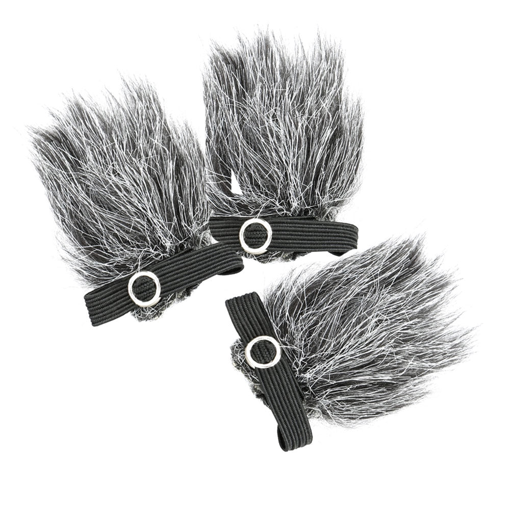 [CLEARANCE] Boya BY-B05 Fluffy Fur Windshield for Lavalier Microphone - 3-pack for BY-M1,BY-WM8,BY-WM6,BY-WM5,BY-WM4,BY-LM400,BY-LM300 and more.