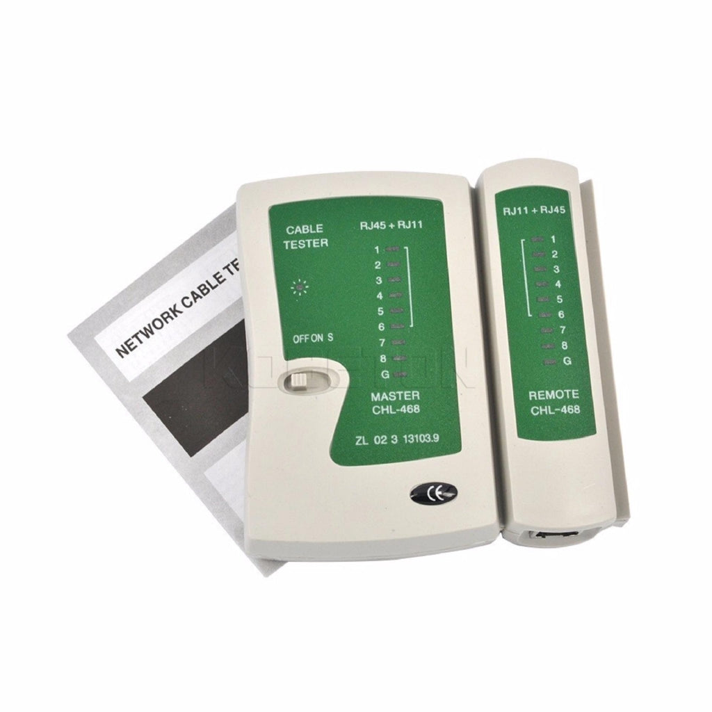 Eagletech Professional 468 Network Cable Tester RJ45 RJ11 RJ12 CAT5 LAN Cable Tester Networking Wire Telephone Line Detector Tracker Tool kit