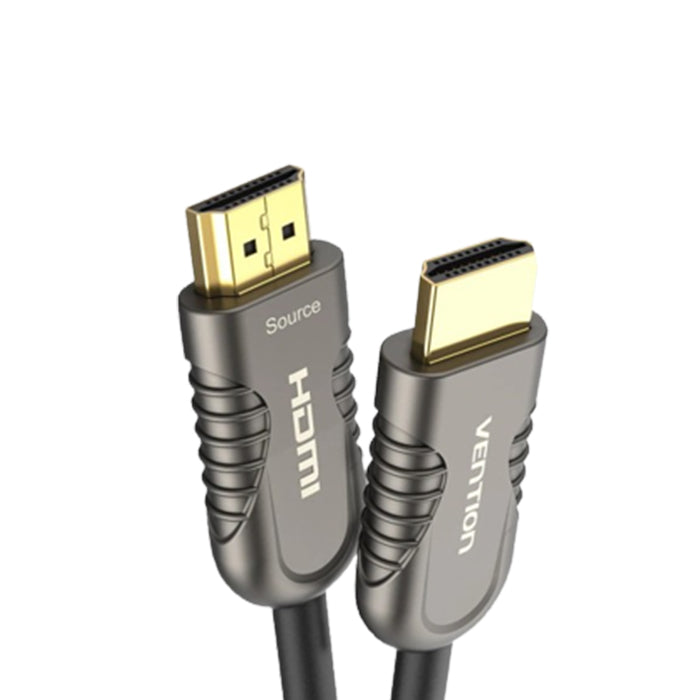 [CLEARANCE] Vention 8K FUHD 60Hz HDMI 2.1 Male to Male Gold-Plated Active Fiber Optic Video/Audio Sync Cable with 48Gbps Bandwidth, Dolby Surround Capability and 3D Visual Support | AAZB
