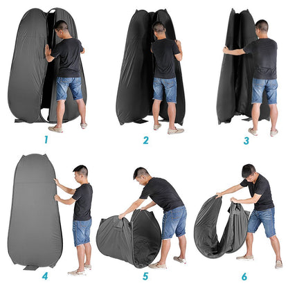Pxel AA-CT 6 Feet 190cm Portable Indoor Outdoor Photo Studio Changing Dressing Fitting Tent with Carrying Case