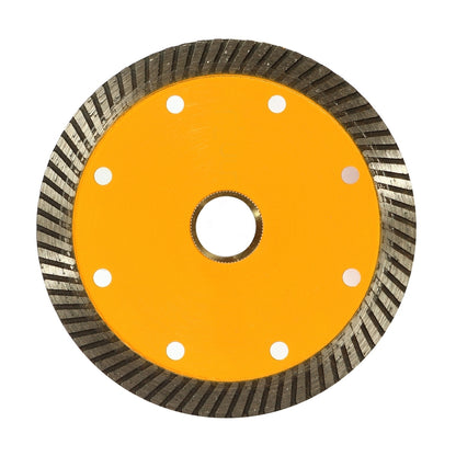 INGCO DMD031051HT 4" Industrial Ultrathin Diamond Disc Wet Cutting with 10mm Blade Width, 16mm Reduction Ring for Ceramic, Tile, Marble, and Brick