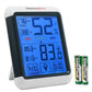 Thermopro TP55 Digital Hygrometer Thermometer Indoor Thermometer with Touchscreen and Backlight Humidity Temperature Sensor