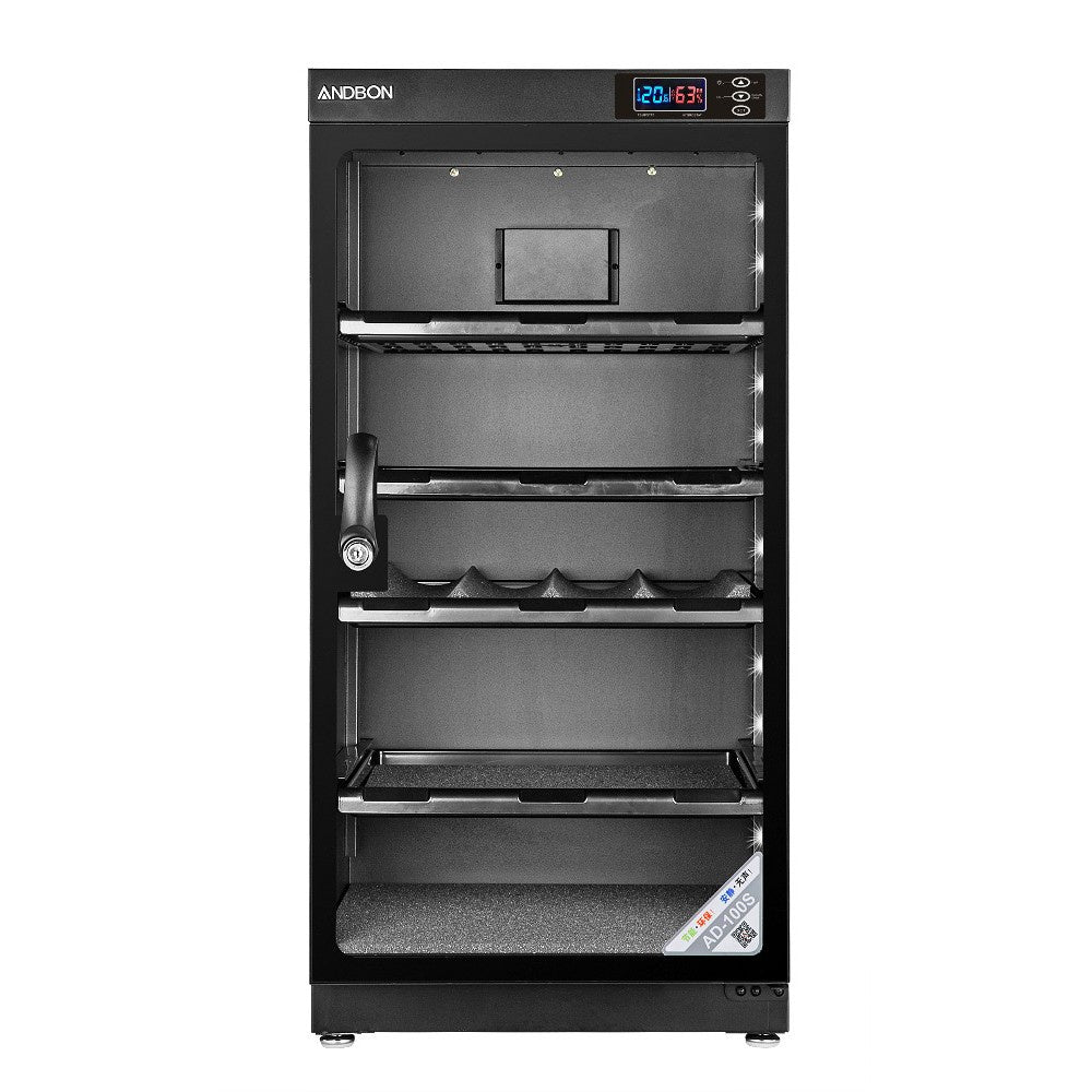 Andbon AD-100S Dry Cabinet Box 100L Liters Digital Display with Automatic Humidity Controller