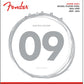 Fender Super 250 High Performance Nickel-Plated Acoustic Electric Steel Guitar String Set with Ball Ends for Musicians 250L