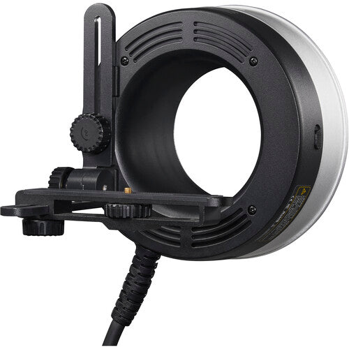 Godox R2400 Ring Flash Head for P2400 Battery Pack with 2400W Power Range, 5800-200K CCT Color Temperature, Built-in LED Light, 64 Guide Number and Umbrella & Foldable Bracket for Fashion, Portrait, Macro Photography