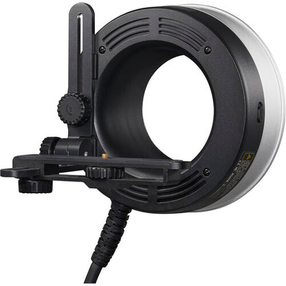 Godox R2400 Ring Flash Head for P2400 Battery Pack with 2400W Power Range, 5800-200K CCT Color Temperature, Built-in LED Light, 64 Guide Number and Umbrella & Foldable Bracket for Fashion, Portrait, Macro Photography