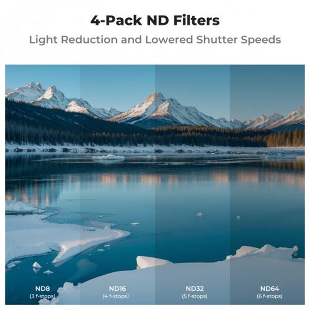 K&F Concept Nano-X Series ND8 16 32 64 Neutral Density + CPL Circular Polarizer Lens Filter for DJI AIR 3S Drone with Reduced Glare, 28 Multi Layer Coated AGC Optical Glass, Water, Dust and Scratch Resistant