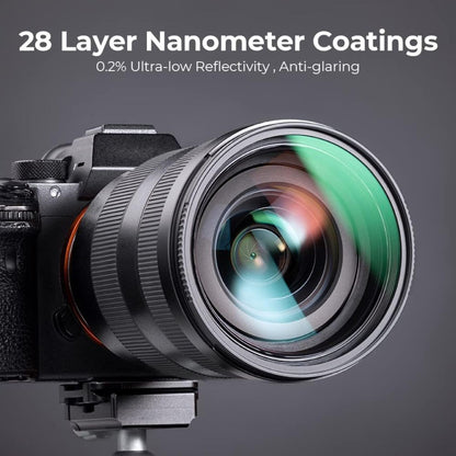 K&F Concept NANO-X Series 39mm MRC UV Ultraviolet Filter with Waterproof & Anti-Scratch Multi-Layer Green Coating for Digital Camera Lens